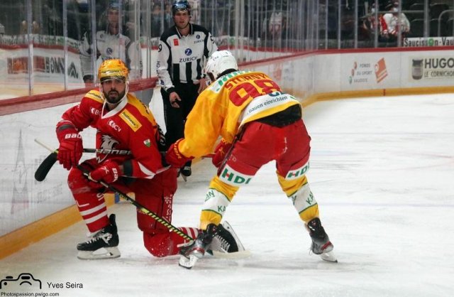 Photo hockey match Lausanne - Langnau le 01/10/2020
