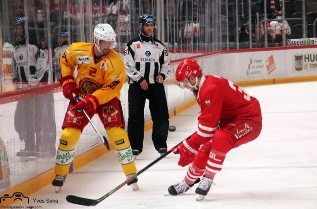Photo hockey match Lausanne - Langnau le 01/10/2020