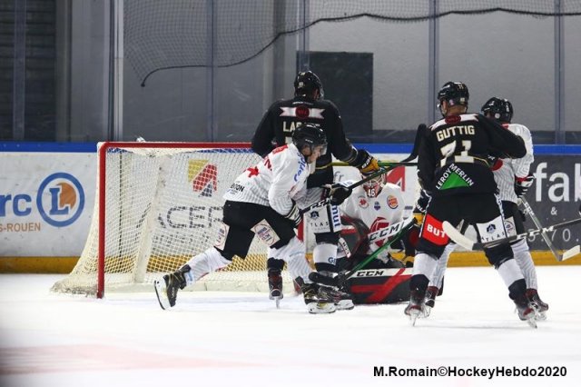 Photo hockey match Rouen - Amiens  le 02/10/2020