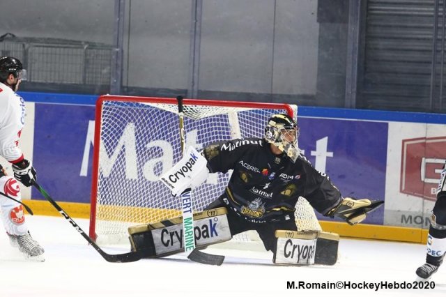 Photo hockey match Rouen - Amiens  le 02/10/2020