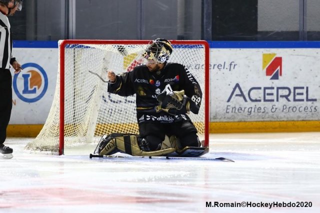 Photo hockey match Rouen - Amiens  le 02/10/2020