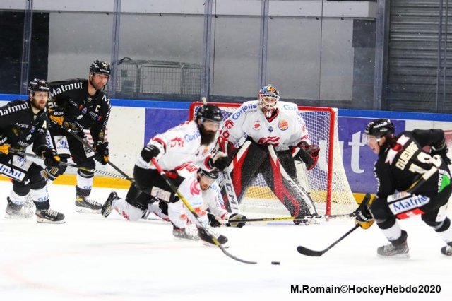 Photo hockey match Rouen - Amiens  le 02/10/2020