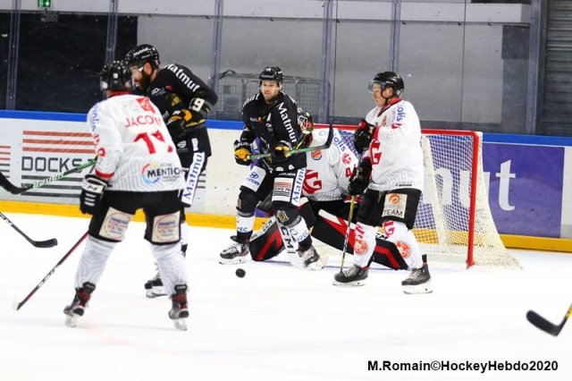 Photo hockey match Rouen - Amiens  le 02/10/2020