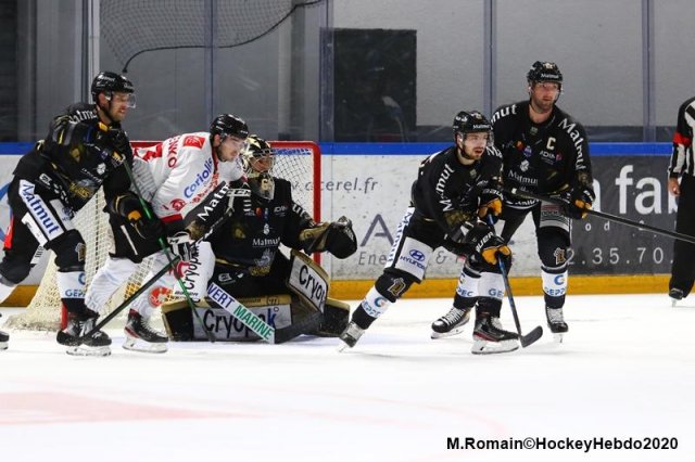 Photo hockey match Rouen - Amiens  le 02/10/2020