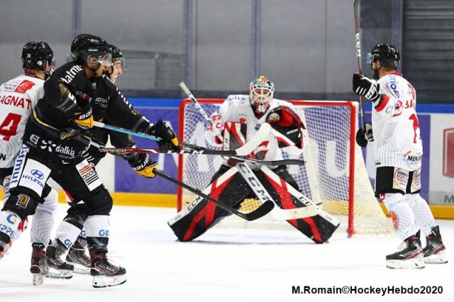 Photo hockey match Rouen - Amiens  le 02/10/2020