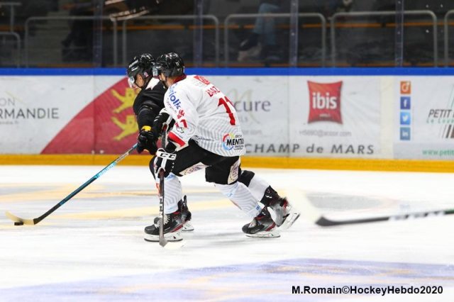 Photo hockey match Rouen - Amiens  le 02/10/2020