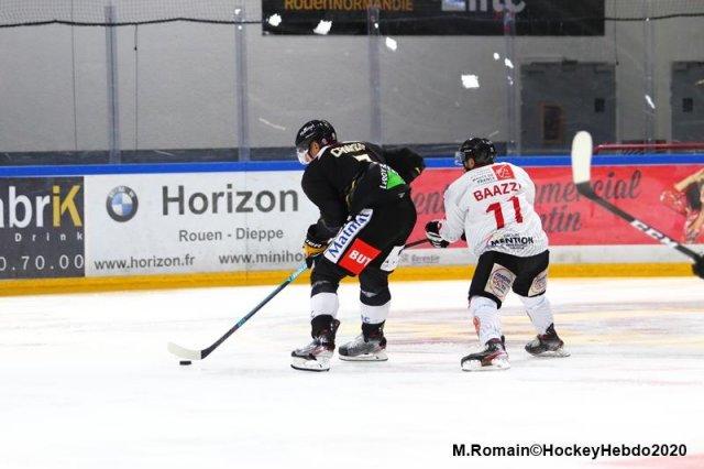 Photo hockey match Rouen - Amiens  le 02/10/2020