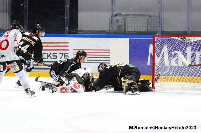 Photo hockey match Rouen - Amiens  le 02/10/2020