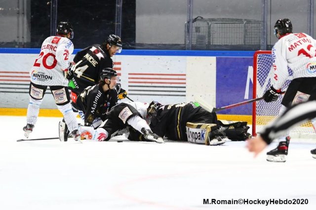 Photo hockey match Rouen - Amiens  le 02/10/2020