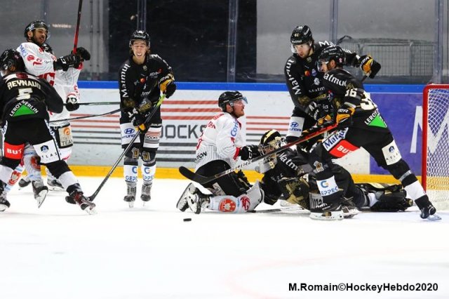 Photo hockey match Rouen - Amiens  le 02/10/2020