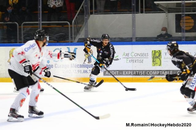Photo hockey match Rouen - Amiens  le 02/10/2020