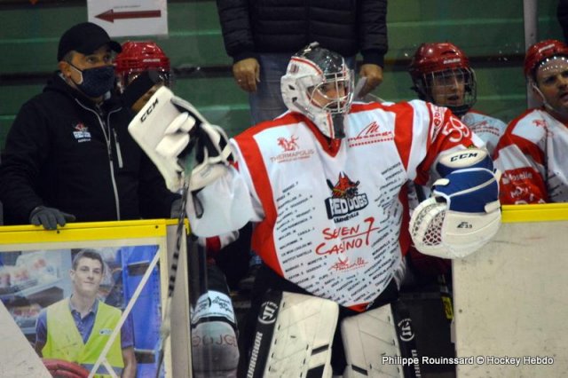 Photo hockey match Dijon  - Amnéville le 03/10/2020