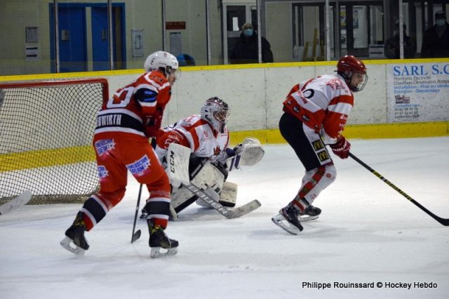 Photo hockey match Dijon  - Amnéville le 03/10/2020