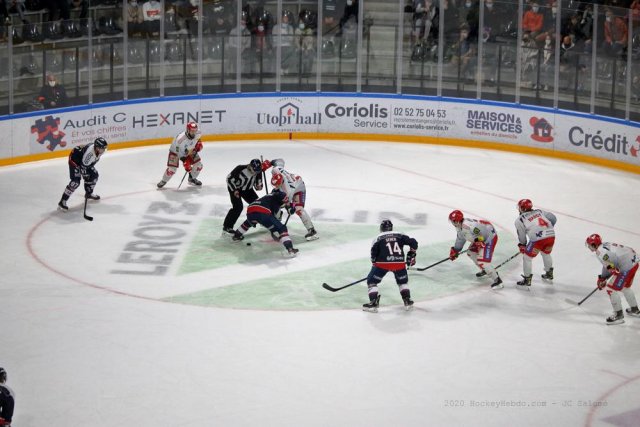 Photo hockey match Angers  - Grenoble  le 02/10/2020