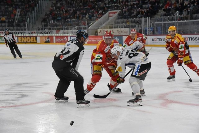 Photo hockey match Bienne - Fribourg le 09/10/2020