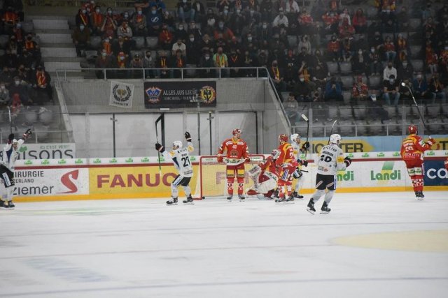 Photo hockey match Bienne - Fribourg le 09/10/2020