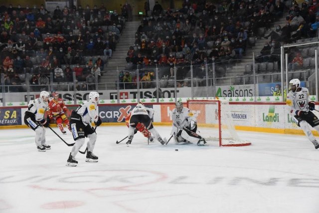 Photo hockey match Bienne - Fribourg le 09/10/2020