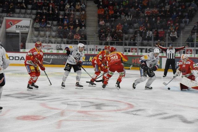 Photo hockey match Bienne - Fribourg le 09/10/2020