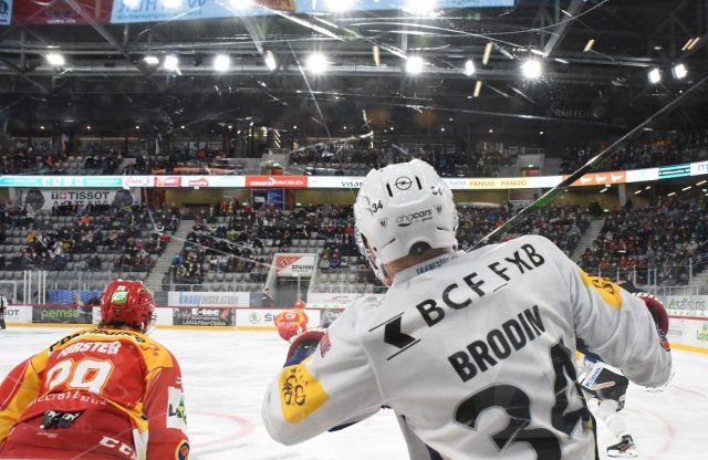 Photo hockey match Bienne - Fribourg le 09/10/2020