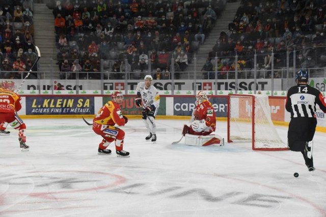 Photo hockey match Bienne - Fribourg le 09/10/2020