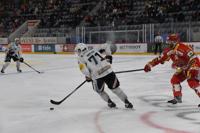 Photo hockey match Bienne - Fribourg le 09/10/2020
