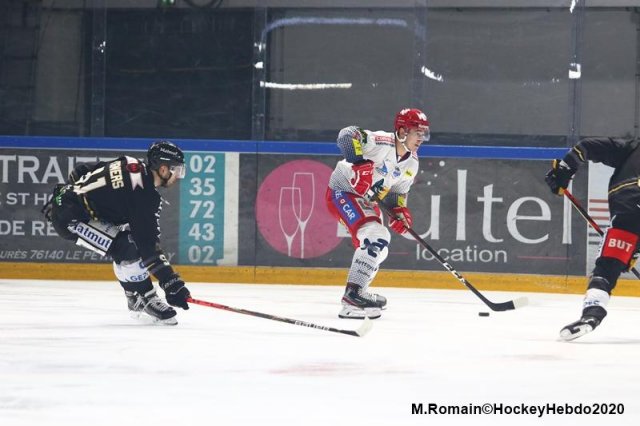 Photo hockey match Rouen - Grenoble  le 09/10/2020