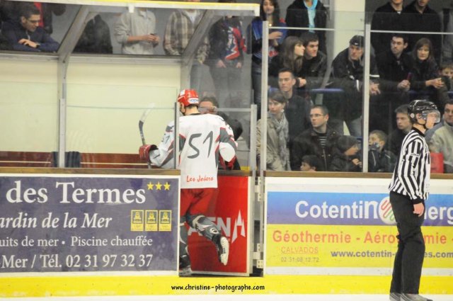 Photo hockey match Caen  - Cergy-Pontoise le 18/04/2009