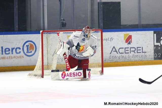 Photo hockey match Rouen - Grenoble  le 09/10/2020