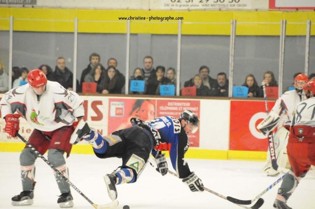 Photo hockey match Caen  - Cergy-Pontoise le 18/04/2009