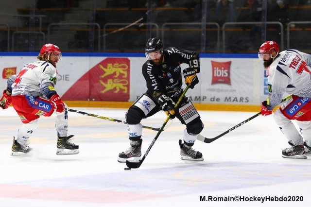 Photo hockey match Rouen - Grenoble  le 09/10/2020