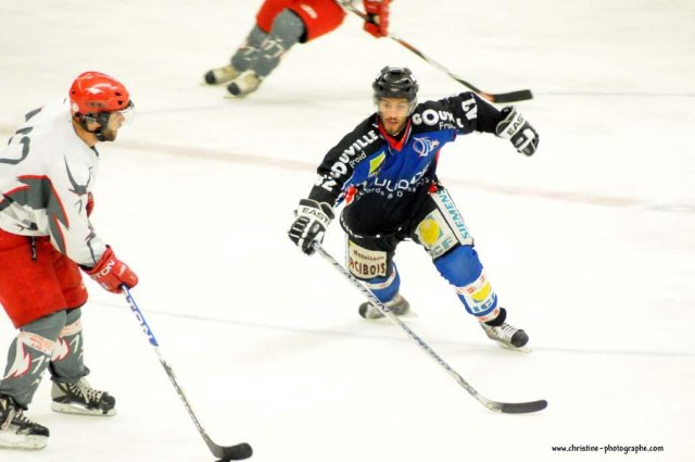 Photo hockey match Caen  - Cergy-Pontoise le 18/04/2009