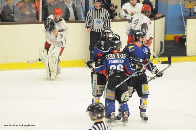 Photo hockey match Caen  - Cergy-Pontoise le 18/04/2009