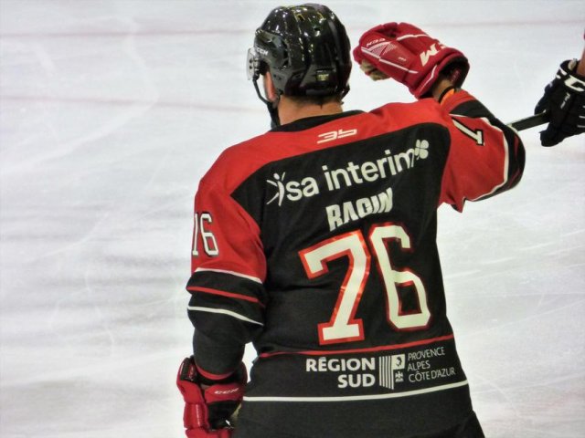 Photo hockey match Nice - Rouen le 13/10/2020