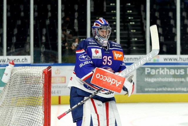 Photo hockey match Zürich - Zug le 22/10/2020