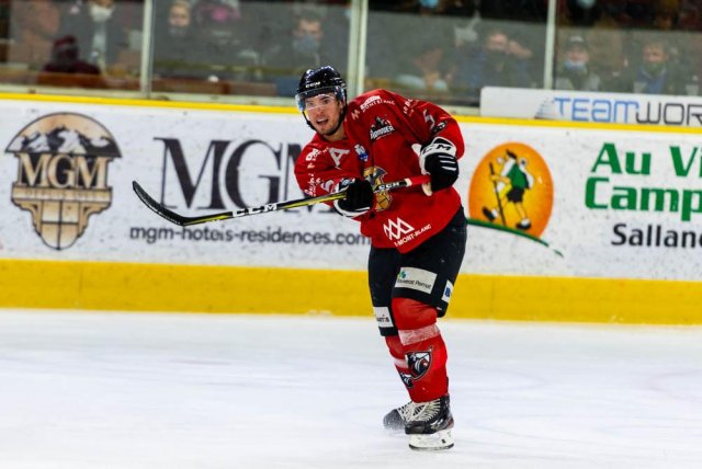 Photo hockey match Chamonix  - Amiens  le 23/10/2020