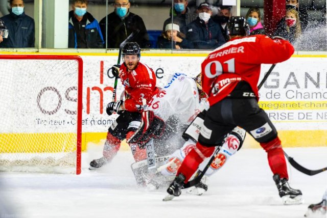 Photo hockey match Chamonix  - Amiens  le 23/10/2020