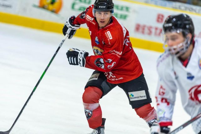 Photo hockey match Chamonix  - Amiens  le 23/10/2020
