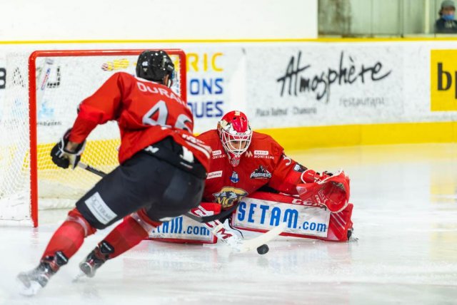 Photo hockey match Chamonix  - Amiens  le 23/10/2020