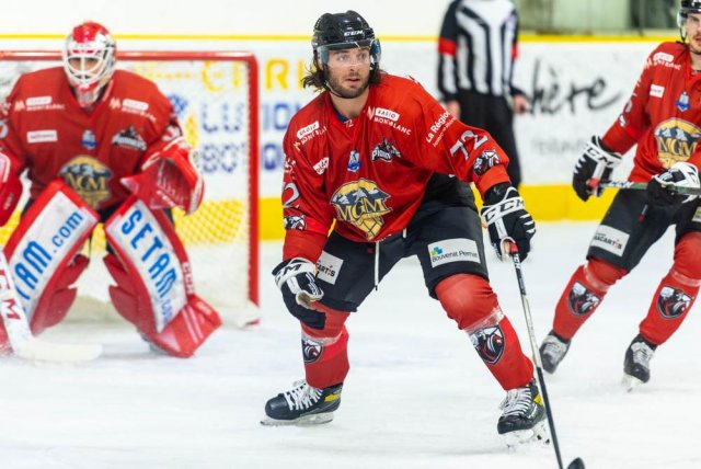 Photo hockey match Chamonix  - Amiens  le 23/10/2020