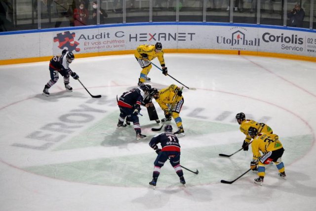 Photo hockey match Angers  - Rouen le 23/10/2020