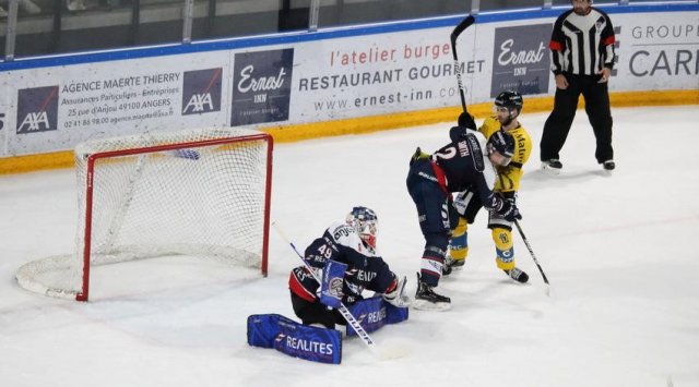 Photo hockey match Angers  - Rouen le 23/10/2020