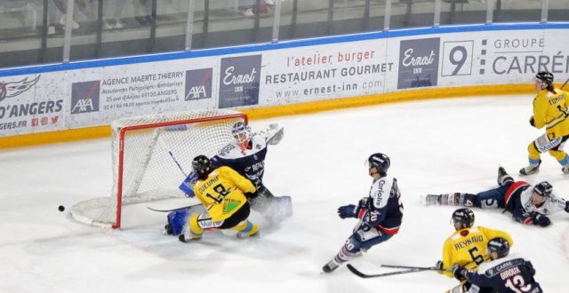 Photo hockey match Angers  - Rouen le 23/10/2020