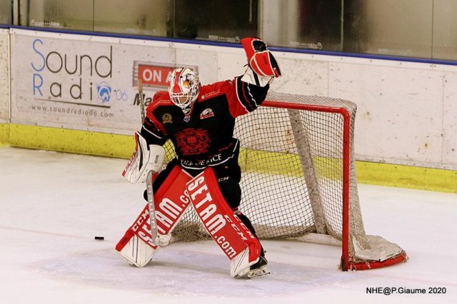 Photo hockey match Nice - Bordeaux le 23/10/2020