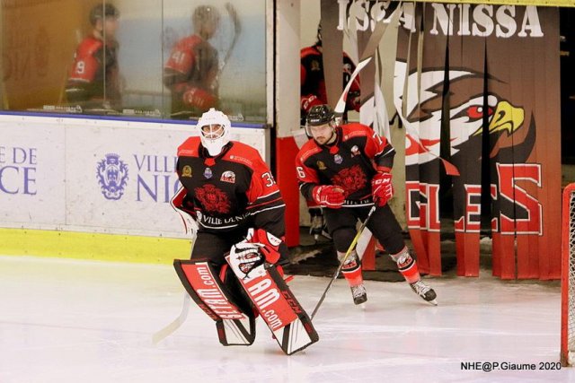 Photo hockey match Nice - Bordeaux le 23/10/2020