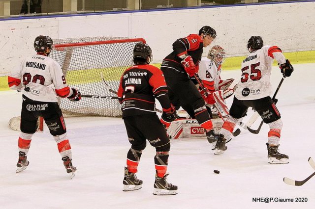 Photo hockey match Nice - Bordeaux le 23/10/2020