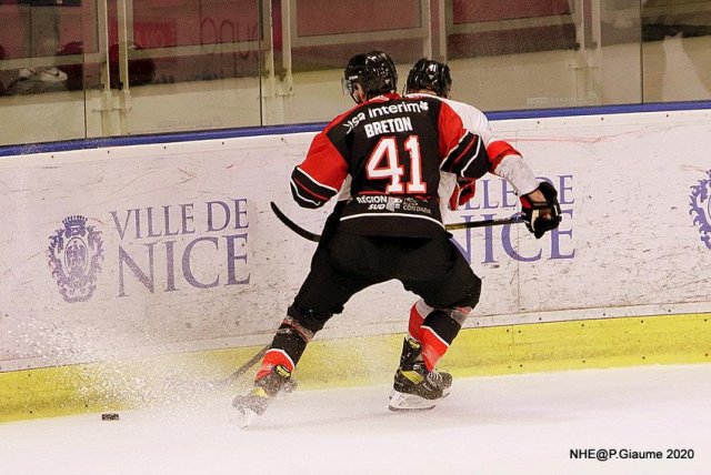 Photo hockey match Nice - Bordeaux le 23/10/2020