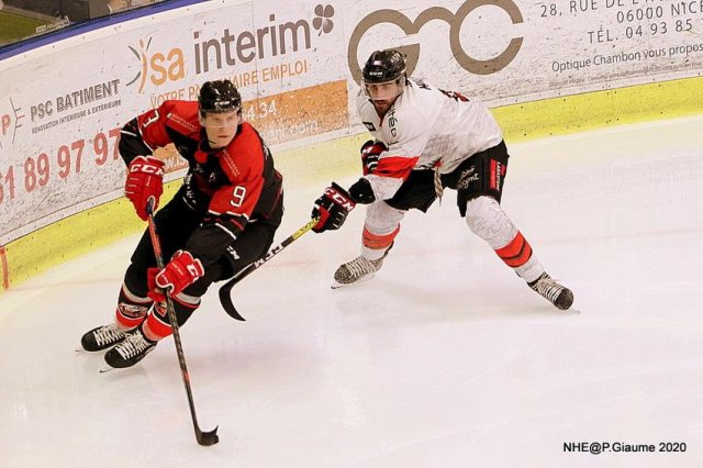 Photo hockey match Nice - Bordeaux le 23/10/2020