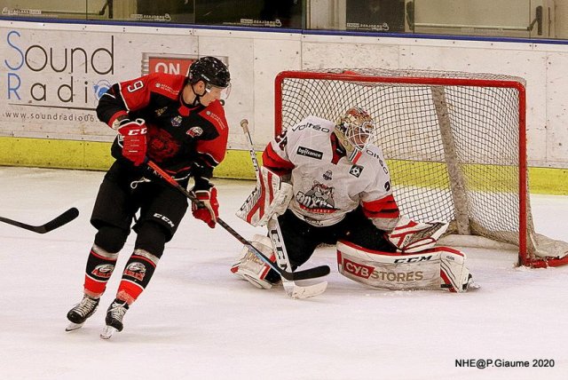 Photo hockey match Nice - Bordeaux le 23/10/2020