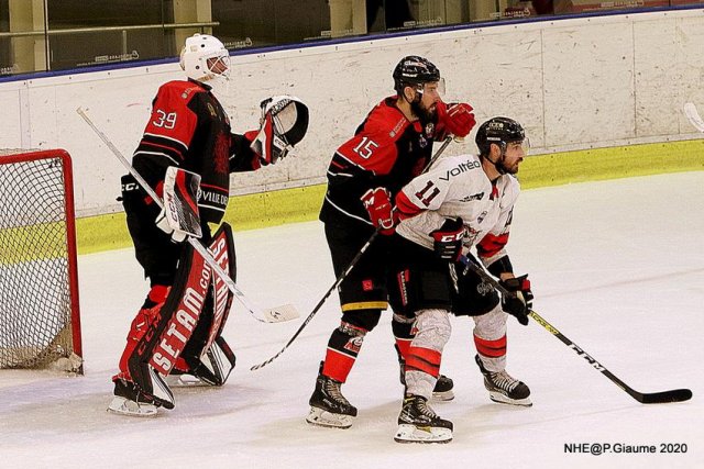 Photo hockey match Nice - Bordeaux le 23/10/2020