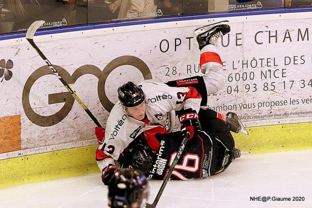 Photo hockey match Nice - Bordeaux le 23/10/2020